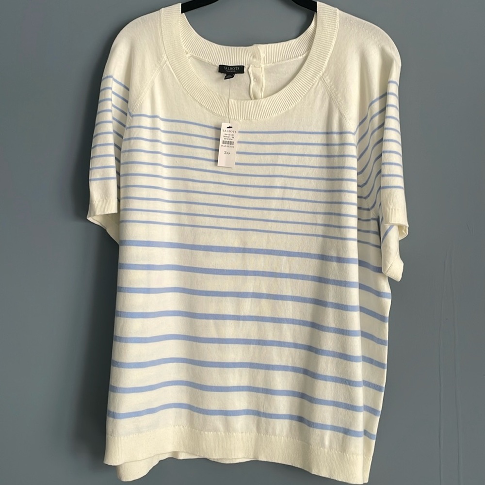 Talbots jersey top 3xp